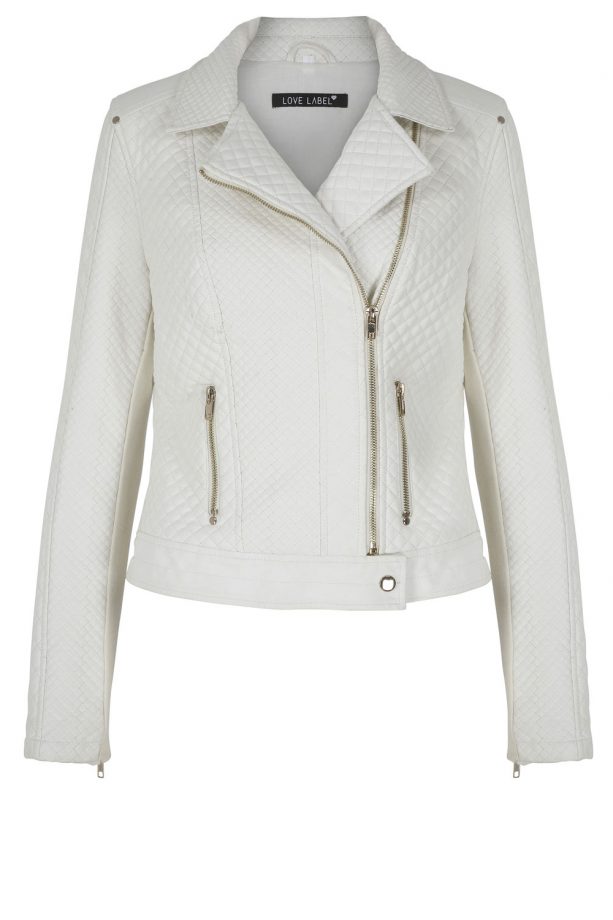Very Love Label Quilted PU Jacket, £23