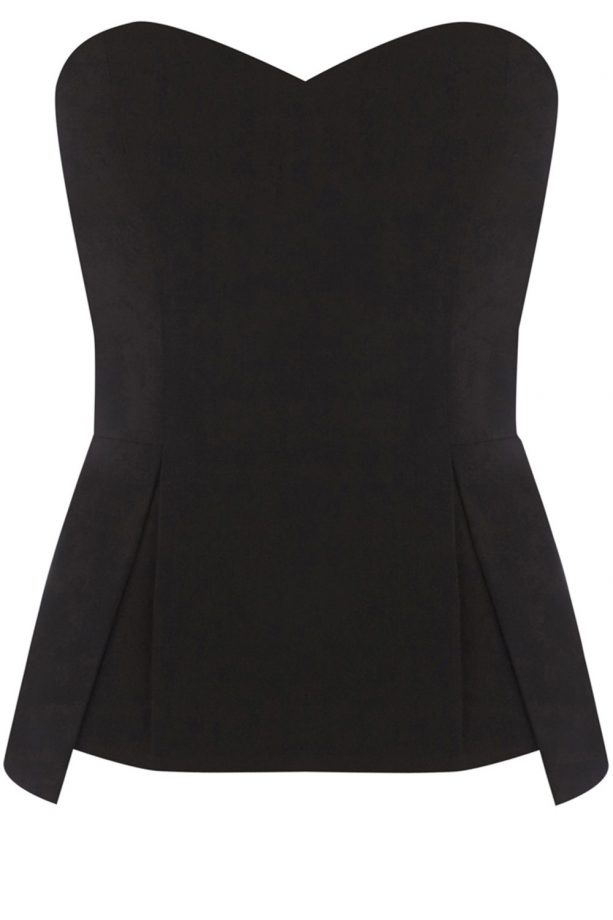 Warehouse Black Corset, £42