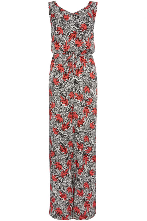 Primark High Summer 2014 Wide Leg Leaf Print Jumpsuit, £15