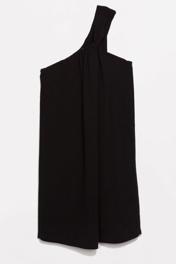 Zara Assymetric Neckline Dress, £35.99