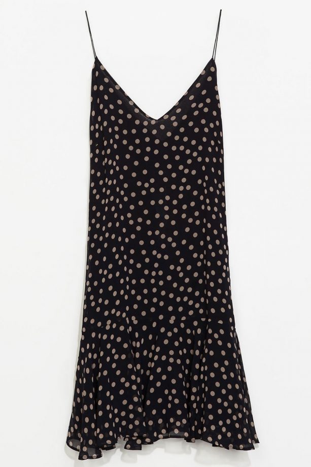 Zara Thin Strap Polka Dot Dress, £25.99