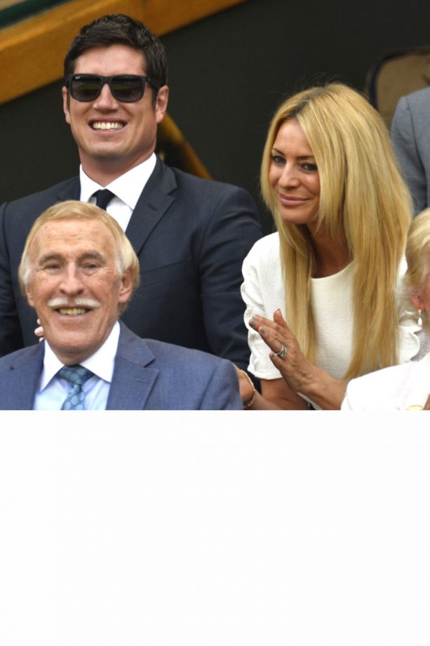 Vernon Kay And Tess Daly Spend Some Quality Couples Time Together At Wimbledon, 2014