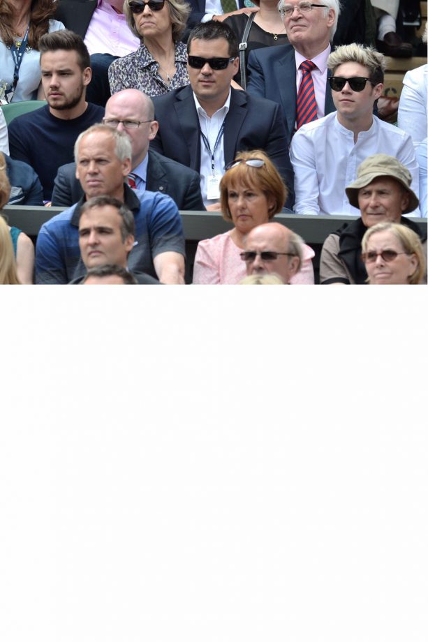 One Direction's Liam Payne And Niall Horan At Wimbledon, 2014