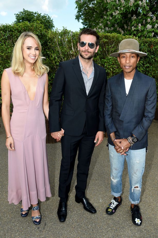 Suki Waterhouse, Bradley Cooper And Pharrell Williams At The Serpentine Summer Party, 2014