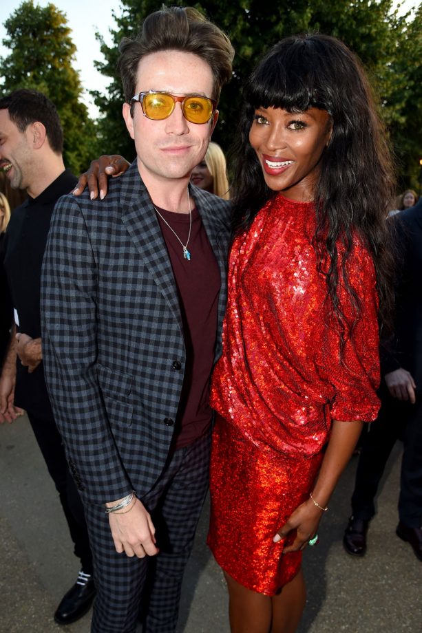 Nick Grimshaw And Naomi Campbell At The Serpentine Summer Party, 2014