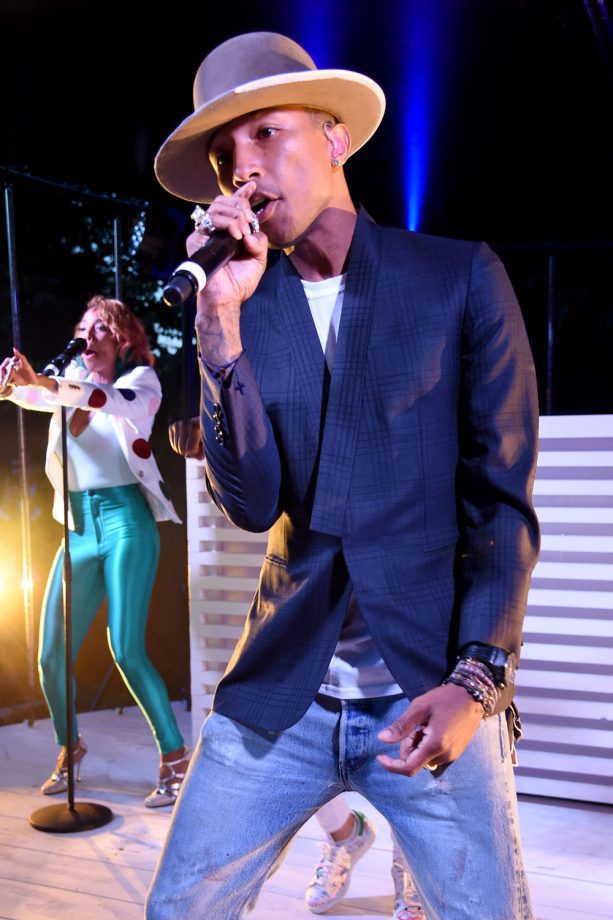 Pharrell Williams Performing At The Serpentine Summer Party, 2014