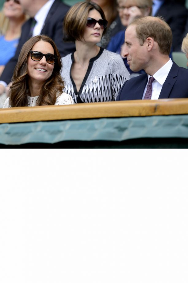 Kate Middleton And Prince William Hit Wimbledon, 2014
