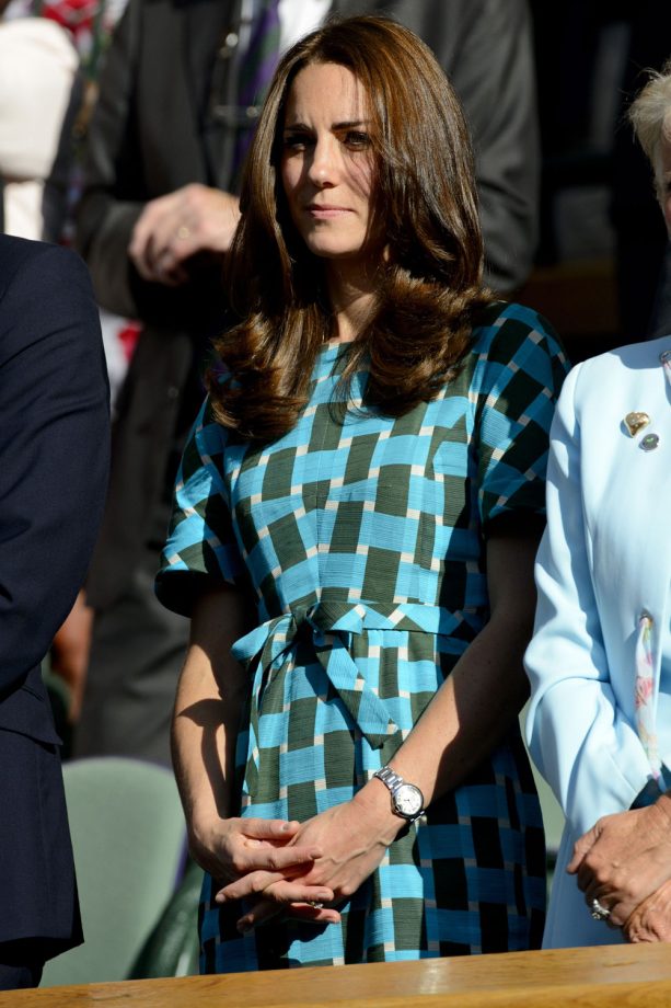 Kate Middleton Wears Jonathan Saunders For The Wimbledon Tennis Championships, 2014