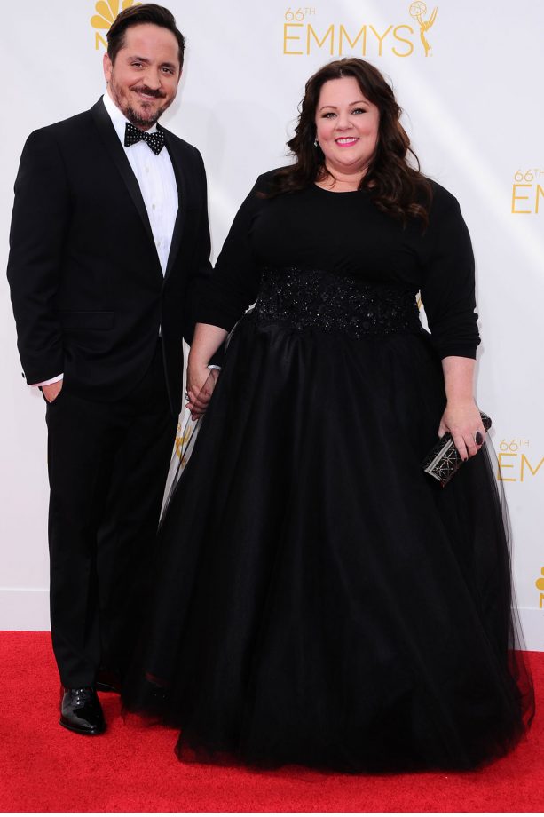 Melissa McCarthy And Husband Ben Falcone At The Emmy Awards, 2014