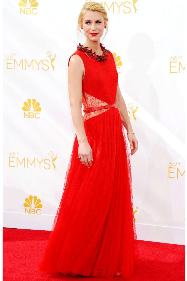 Claire Danes At The Emmy Awards, 2014