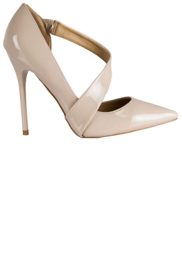 Daisy Street Asymmetrical Strap Court Shoes, £19.99