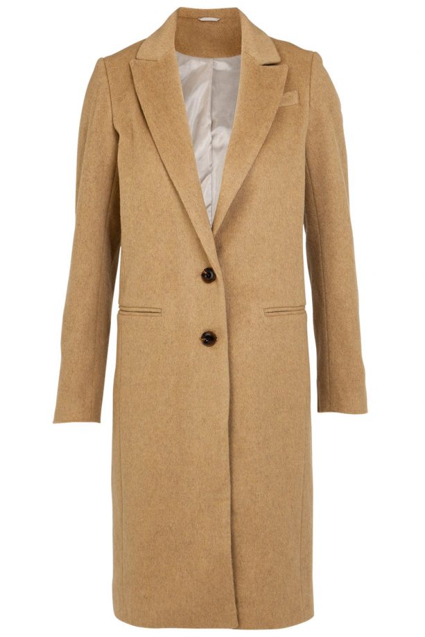 F&F Beige Crombie Coat, £40