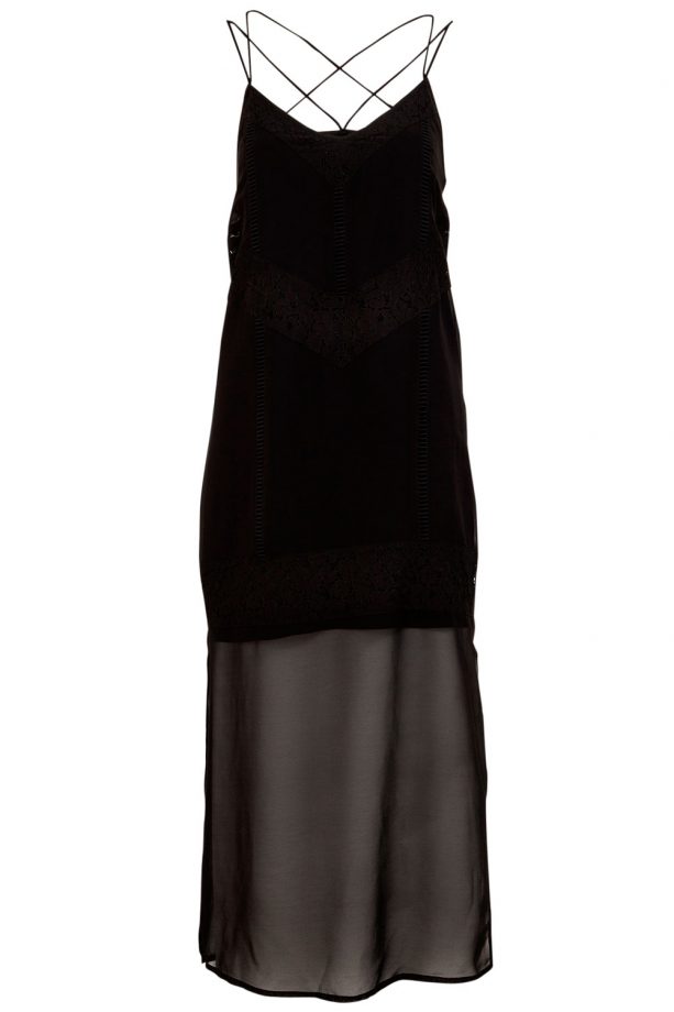 F&F Black Maxi Slip, £20