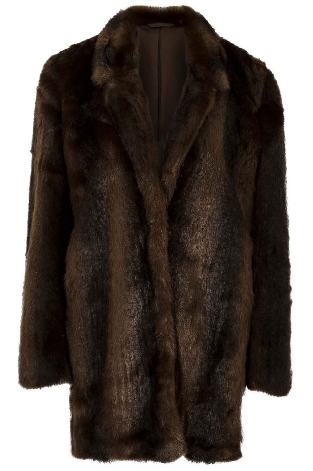 F&F Brown Fur Coat, £50