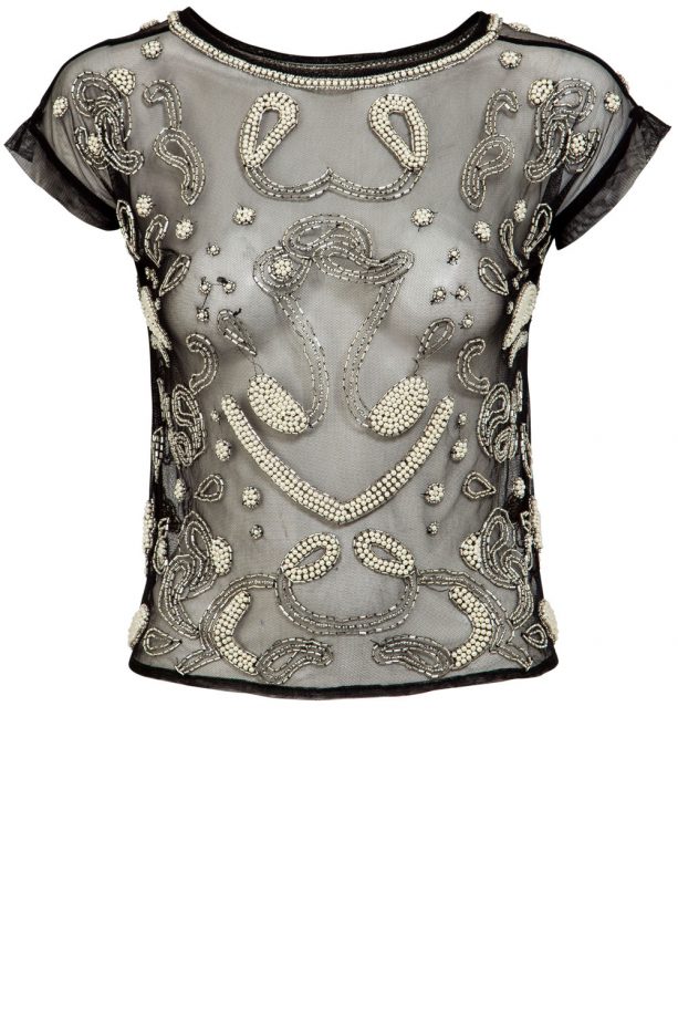 F&F Embellished Crop Top, £16