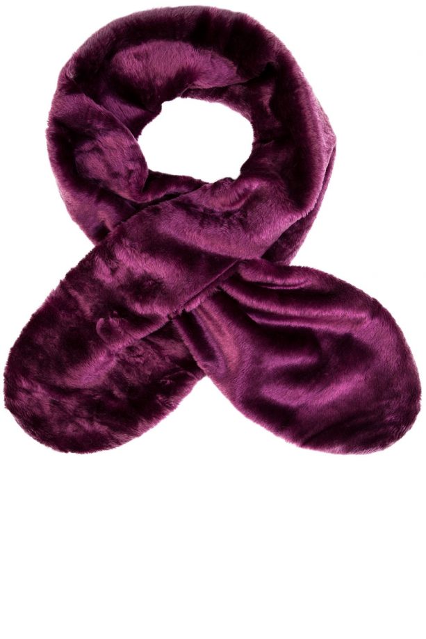 F&F Faux Fur Berry Oversized Stole, £20