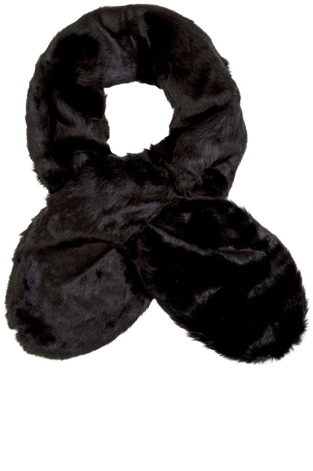 F&F Faux Fur Black Oversized Stole, £20