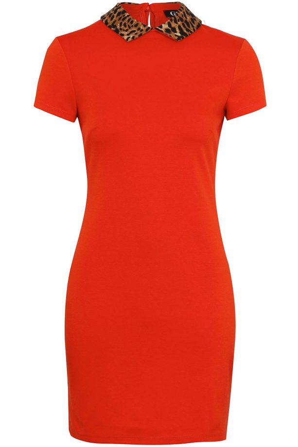 George G21 Red Contrast Collar Dress, £14