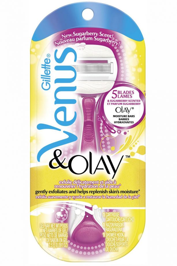 Gillette Venus Olay Sugarberry Scent Razor With Shower Holder, £5.49