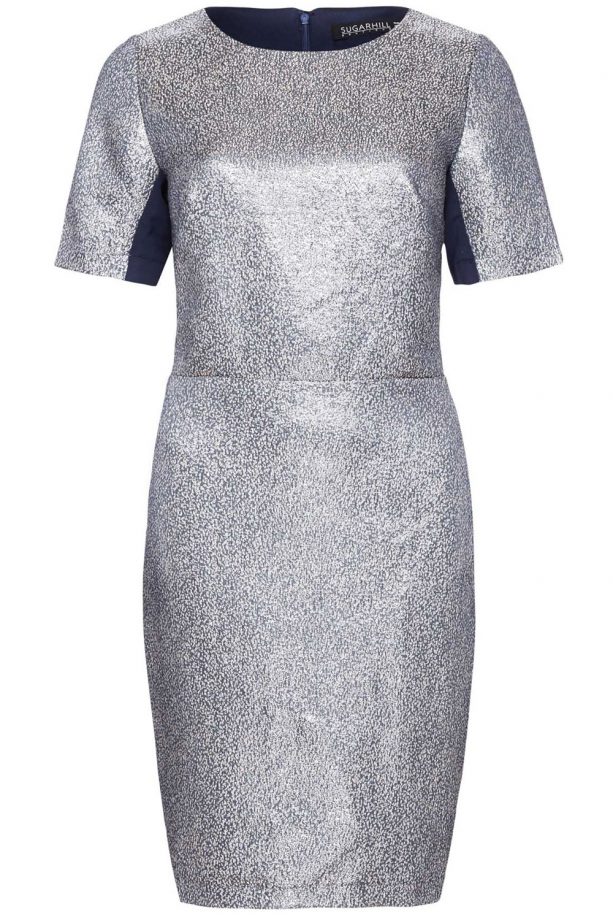 LookAgain.co.uk Metallic Shift Dress By Sugarhill Boutique, £60