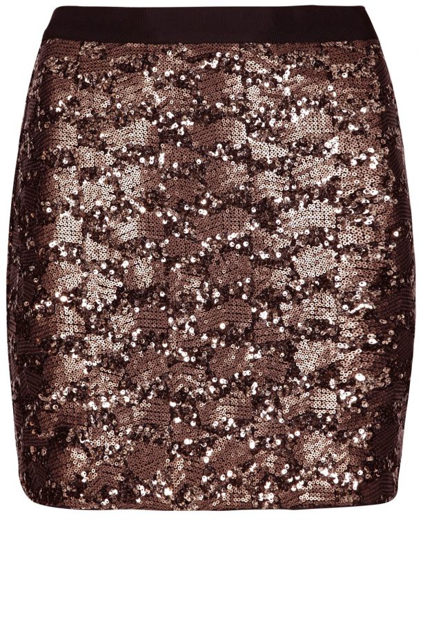 M&S Limited Edition Sequin Embellished Mini Skirt, £45