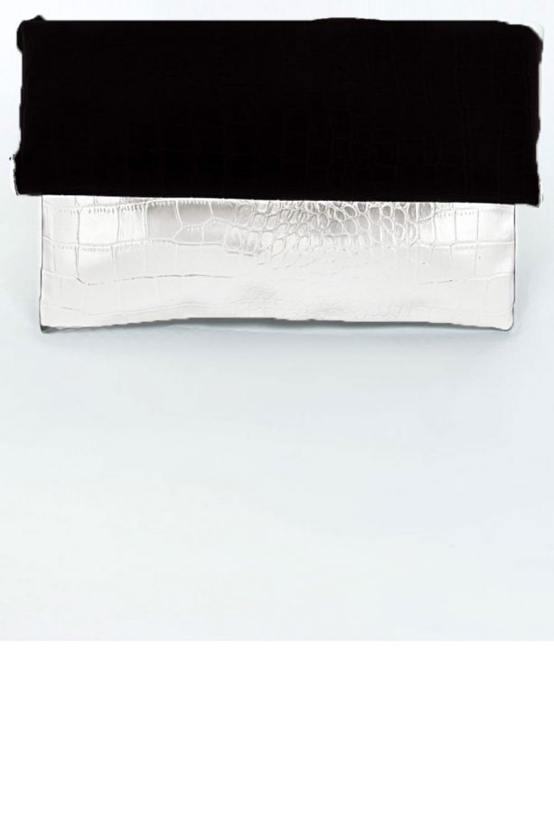 Missguided Margaritta Monochrome Roll Down Clutch Bag, £14.99