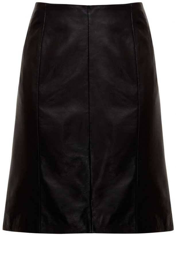 Monsoon Heidi Leather Skirt, £149