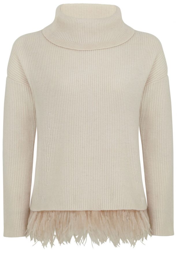 Monsoon Lola Feather Hem Jumper, £79