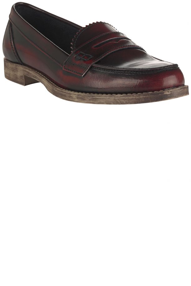 Monsoon Lyon Burgundy Loafers