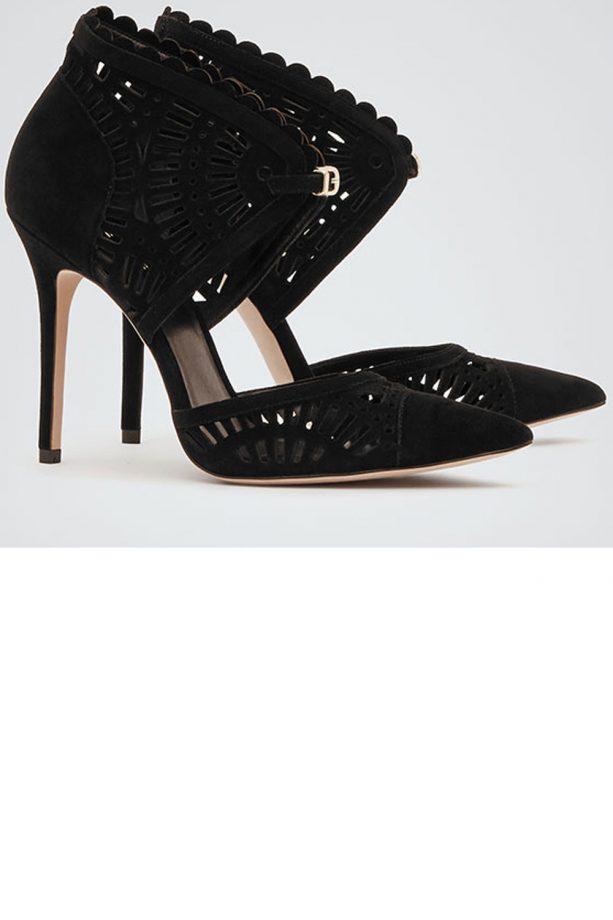 Reiss Laser Cut Court Shoes, £195