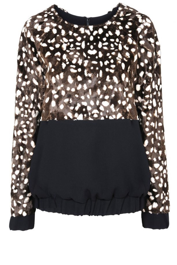 Topshop Animal Sweater
