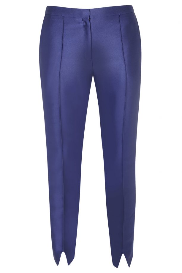 Topshop Blue Cropped Trousers