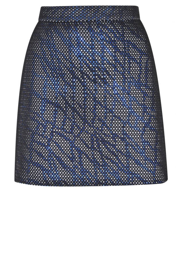Topshop Blue Mini Skirt, £38