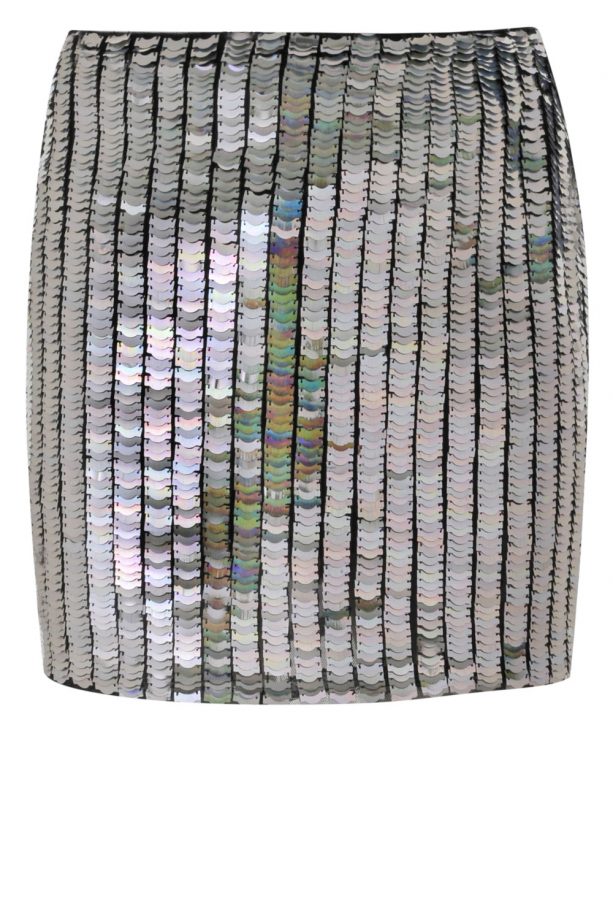 Topshop Embellished Mini Skirt
