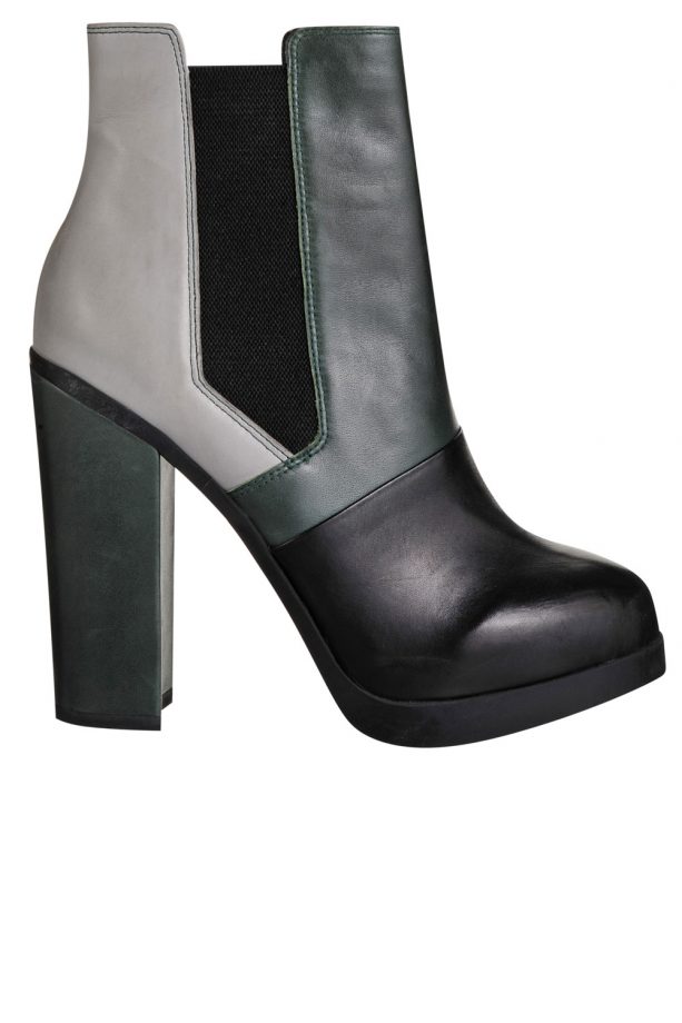 Topshop Patchwork Boots