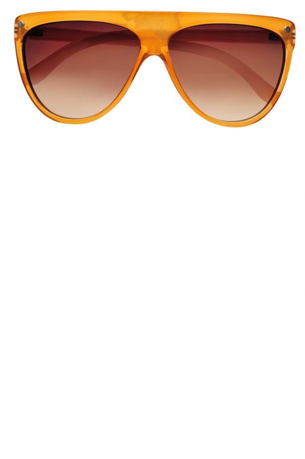 Topshop Yellow Retro Sunglasses