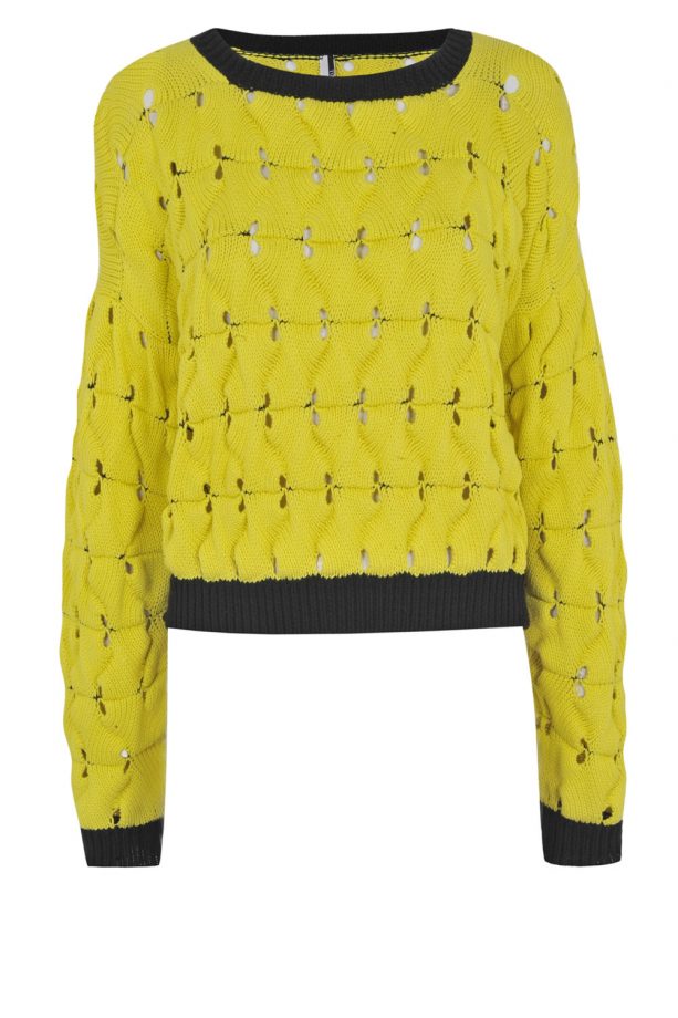 Topshop Yellow Sports Knit, £65