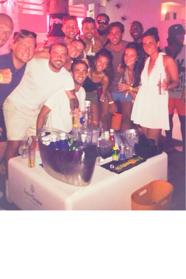 Michelle Keegan Parties The Night Away With The Ibiza Crowd, 2014