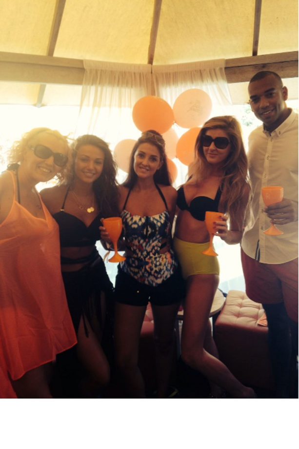 Michelle Keegan And Friends Flaunt Their Holidays Bods, 2014