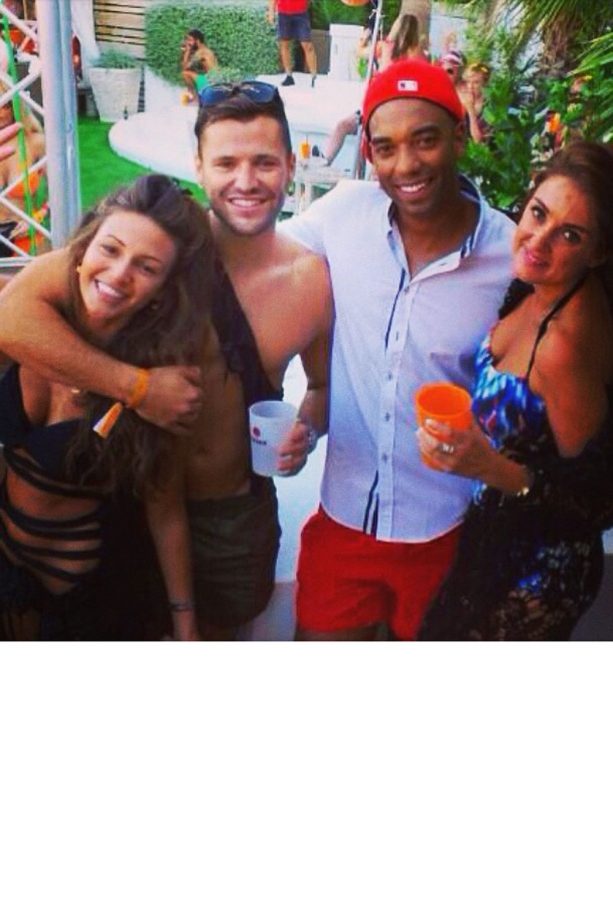 Michelle Keegan, Mark Wright And Friends Chill Out In Ibiza, 2014