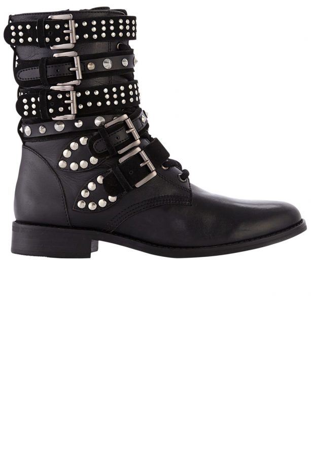 Very Fearne Cotton Leather Lace Up Studded Bike Boots, £64