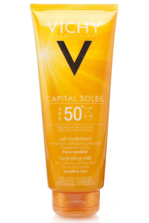 Vichy Capital Soleil Face Body Milk SPF50, £17.10