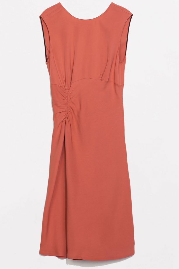 Zara Dress With Side Gathering, £59.99