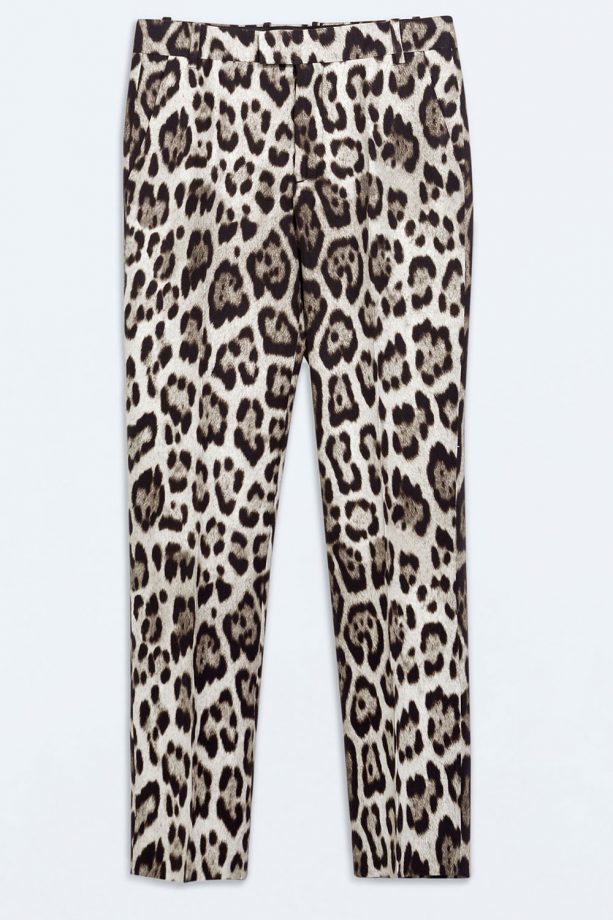 Zara Leopard Print Trousers, £59.99