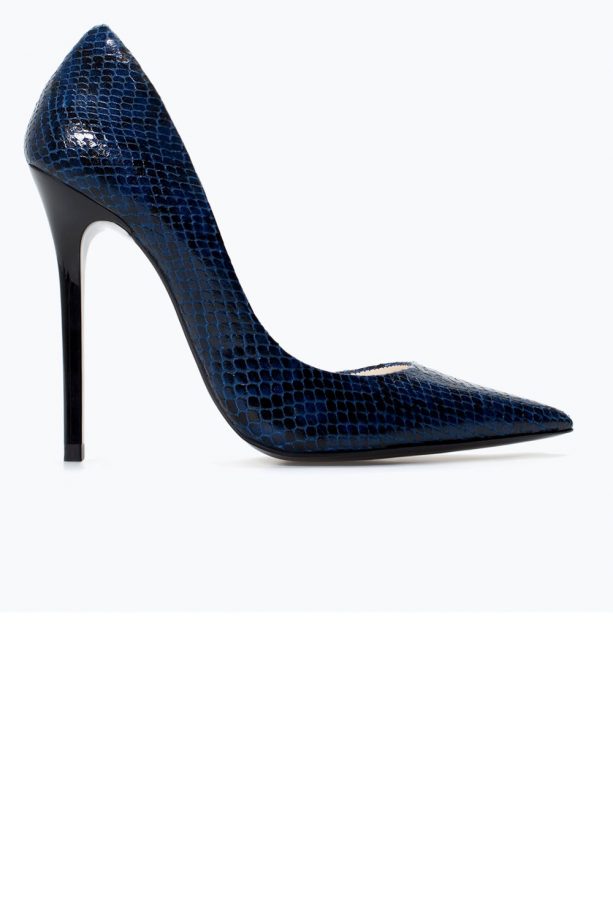 Zara Navy Court Shoes, £69.99