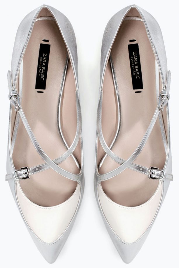 Zara Pointed Ballerinas, £29.99