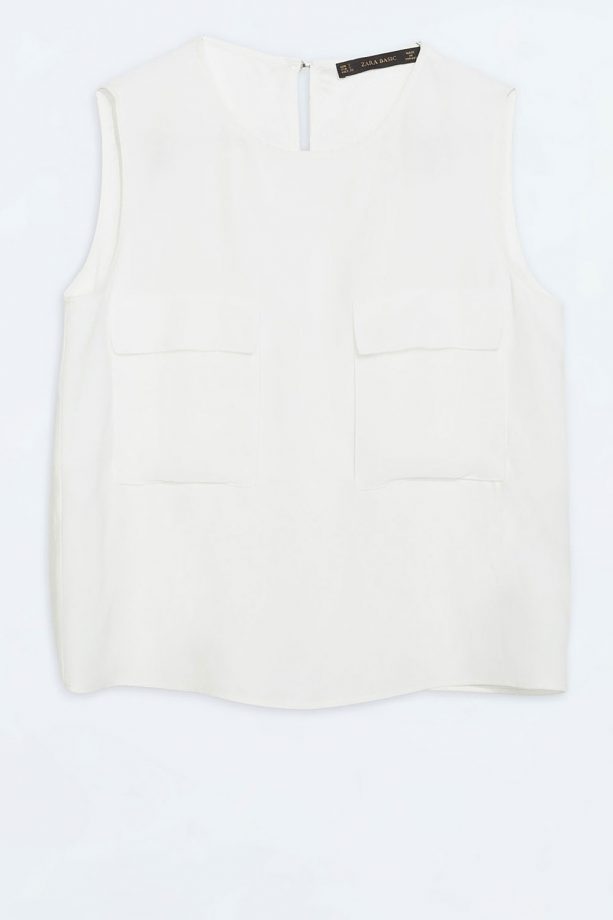 Zara White Blouse, £25.99