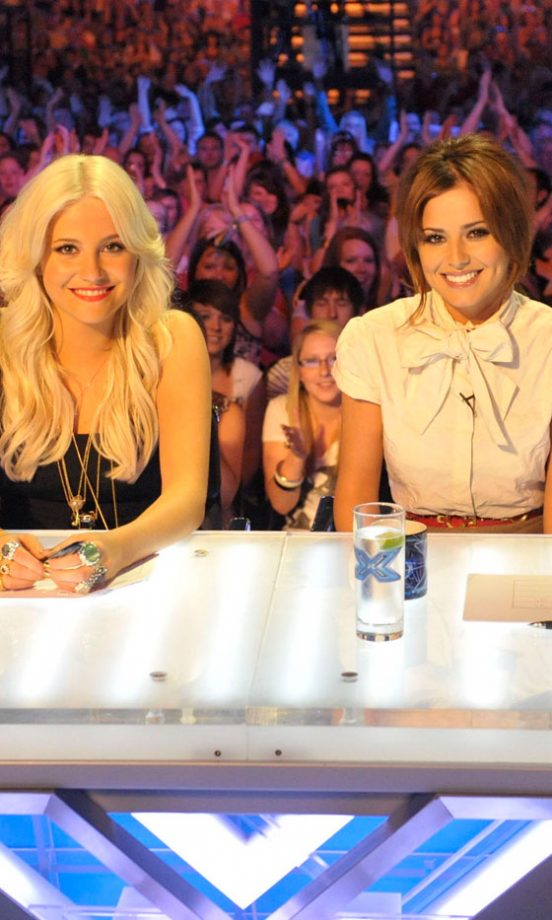 Cheryl Cole With Pixie Lott At The X Factor Auditions, 2010