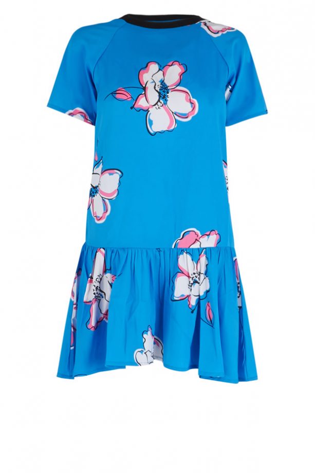 Lawana Large Floral Print Flippy Dress