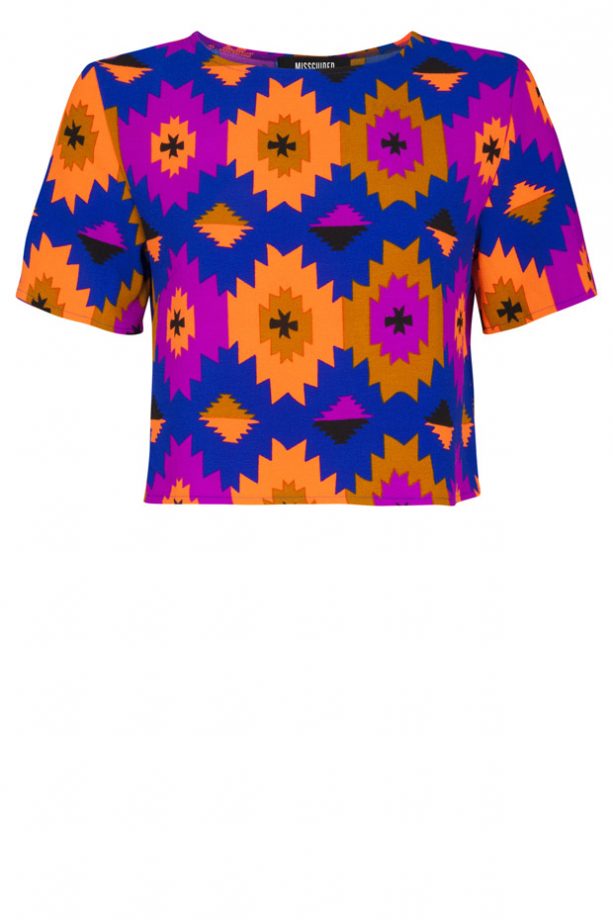 Hashira Neon Tribal Boxy Top